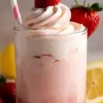 strawberry whipped lemonade