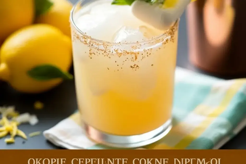 Toasted Coconut Lemonade Cocktail