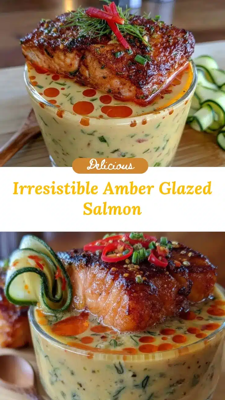 amber glazed salmon recipe