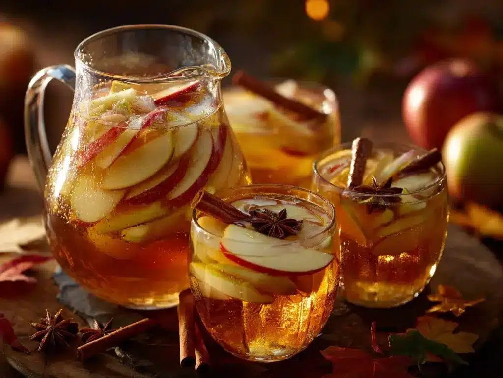 Apple Cider Bourbon Punch - featured image