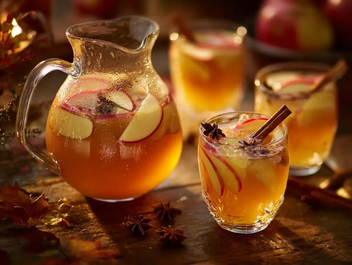 Apple Cider Bourbon Punch preparation steps