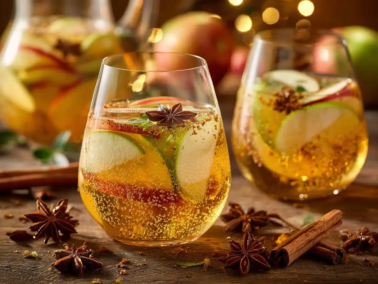 Apple Cinnamon White Sangria preparation steps