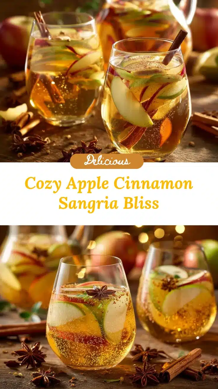 Apple Cinnamon White Sangria recipe