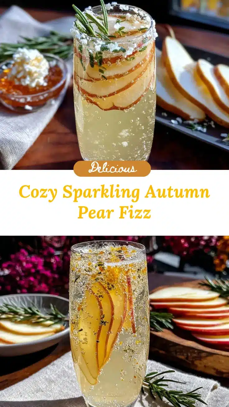 Autumn Glow Pear Fizz recipe