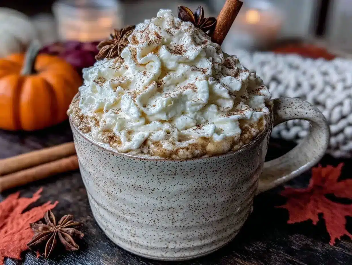 Autumn Harvest Spice Latte preparation steps