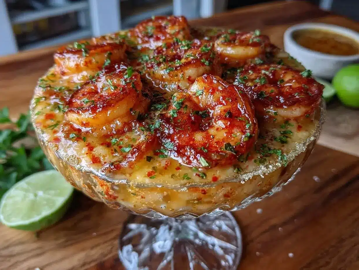 Bang Bang Shrimp Martini preparation steps