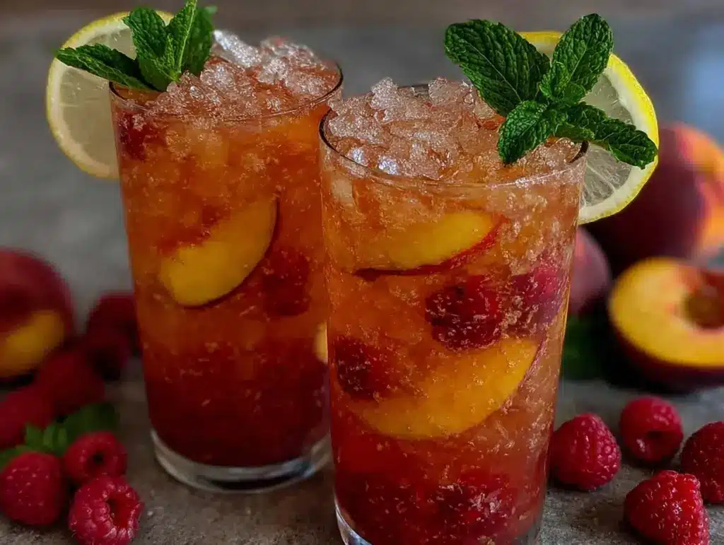 Berry Peach Lemonade - featured image