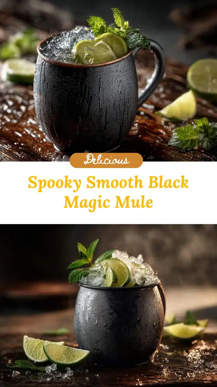 Black Magic Moscow Mule recipe