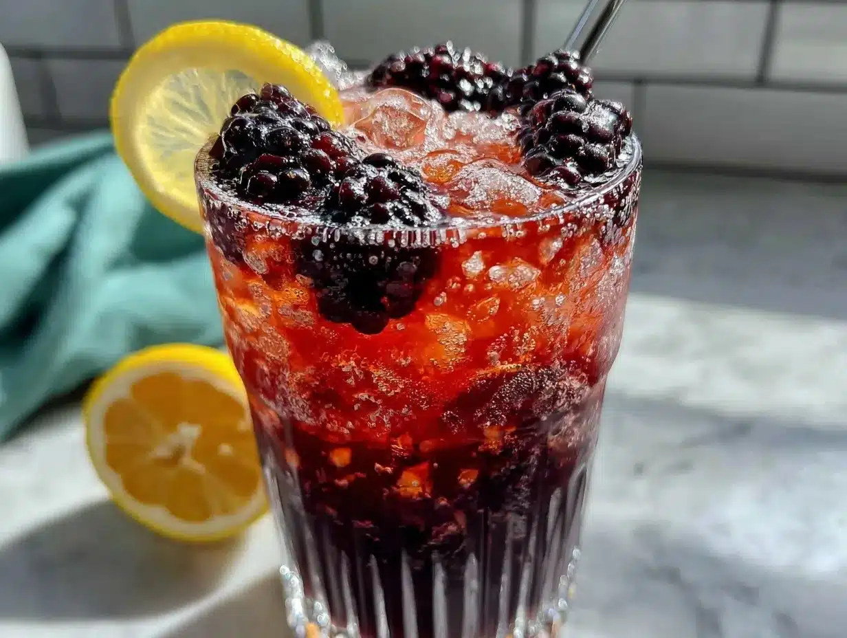 Blackberry Lemon Juice preparation steps