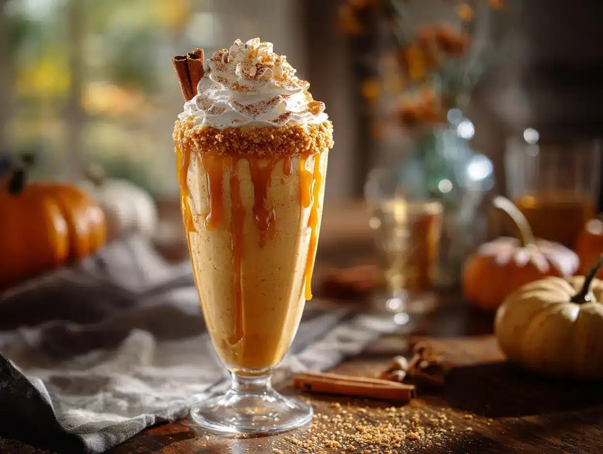 boozy pumpkin milkshake preparation steps