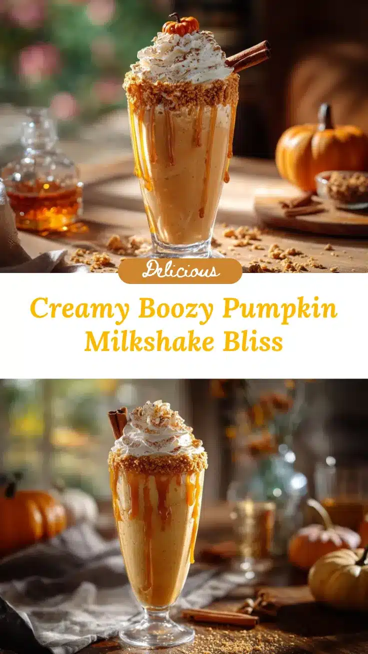 boozy pumpkin milkshake recipe