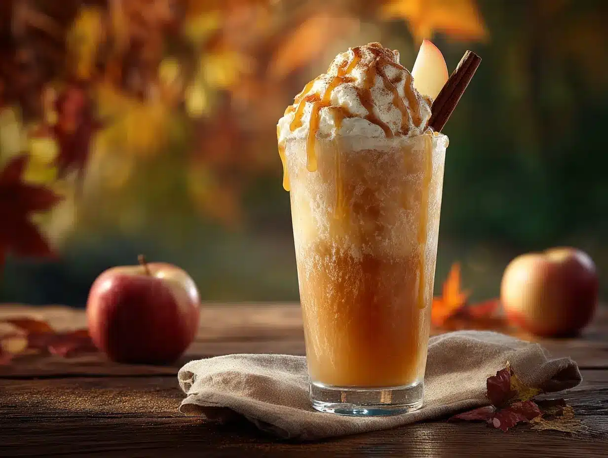Bourbon Cider Float preparation steps
