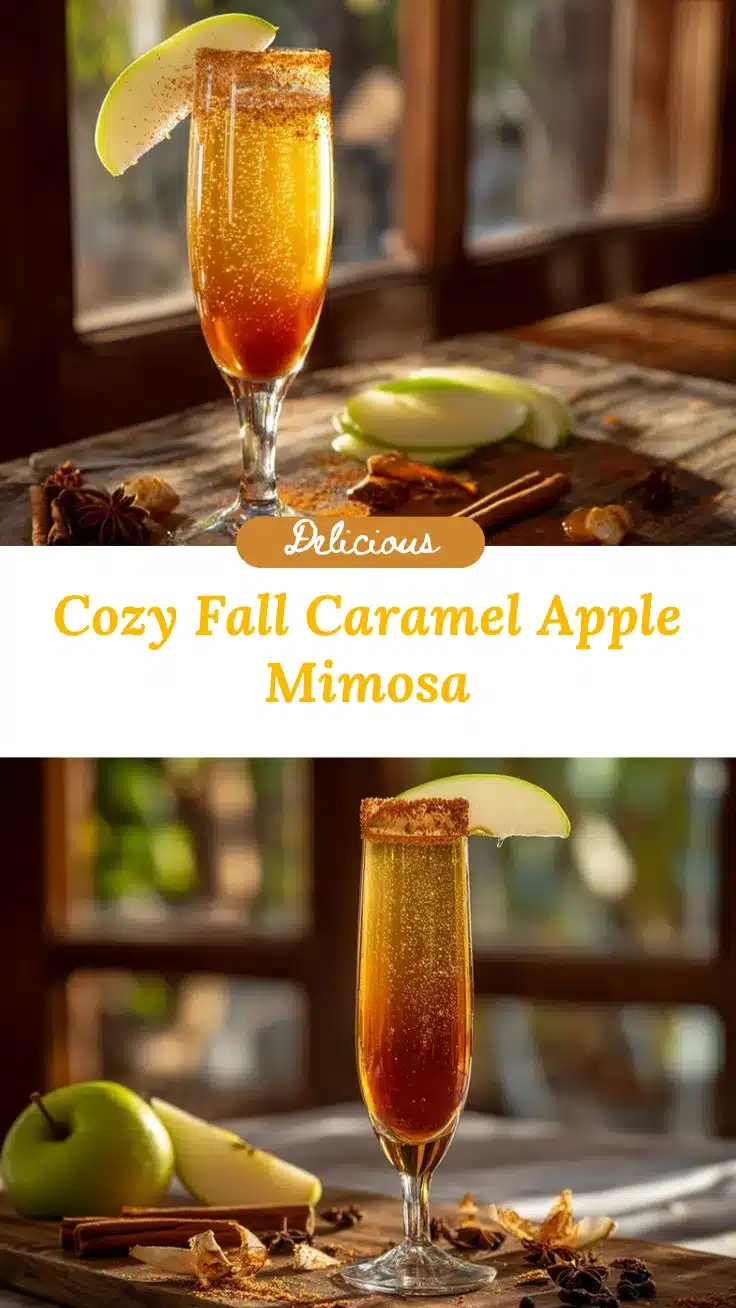 caramel apple mimosa recipe