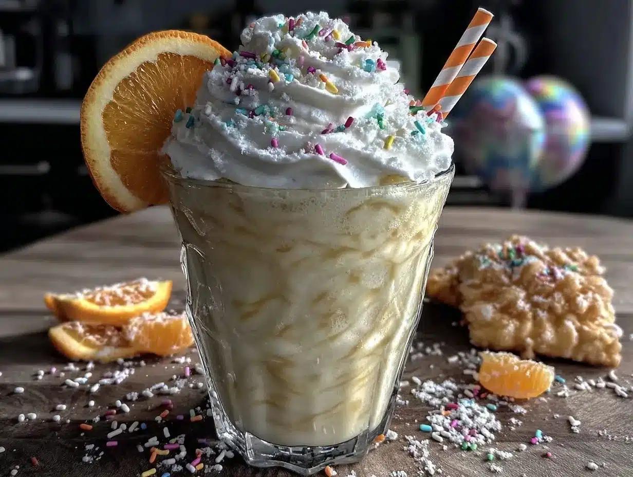 Carnival Creamsicle Shake preparation steps