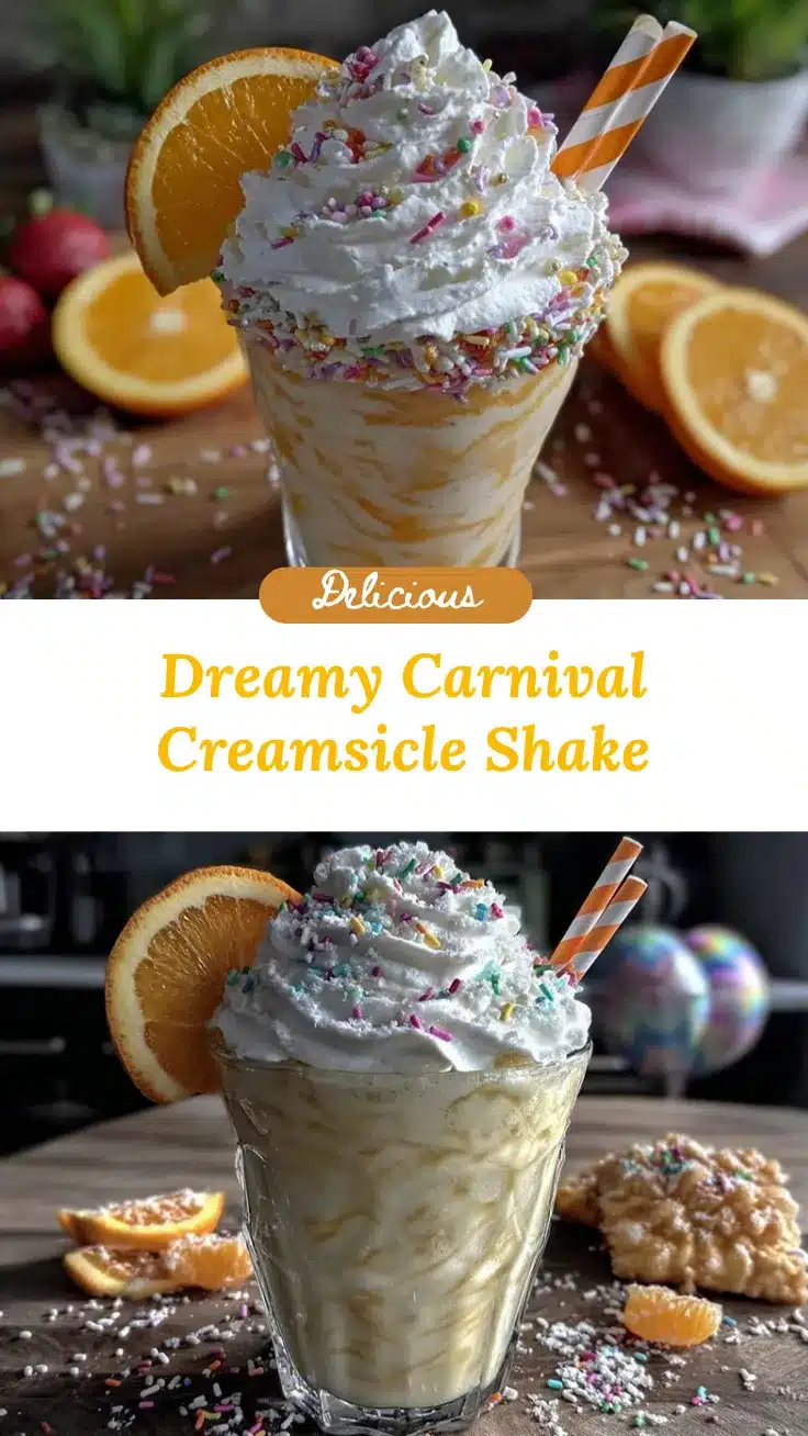 Carnival Creamsicle Shake recipe