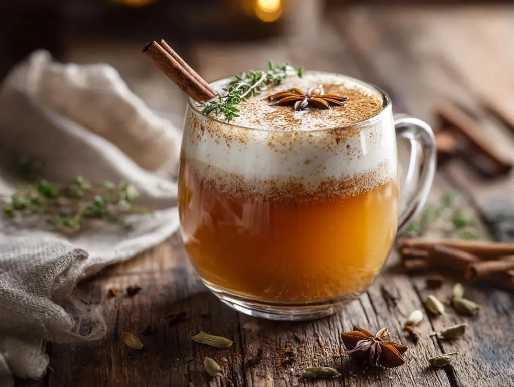 chai spice hot toddy - featured image