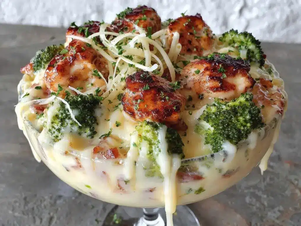 cheesy chicken broccoli - featured image