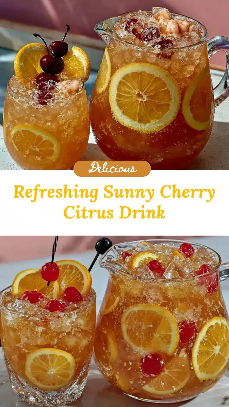 cherry citrus cocktail recipe