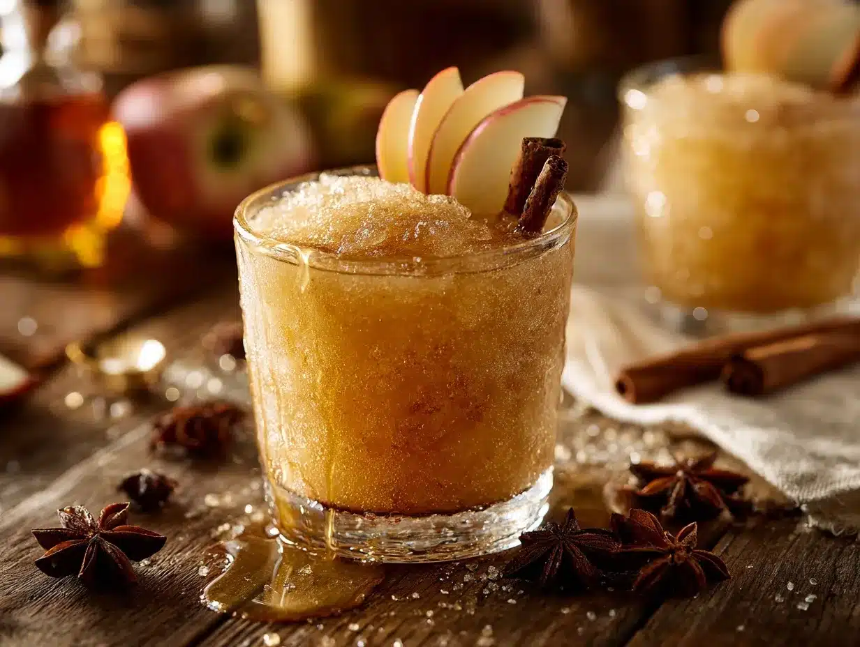 cider bourbon slush preparation steps