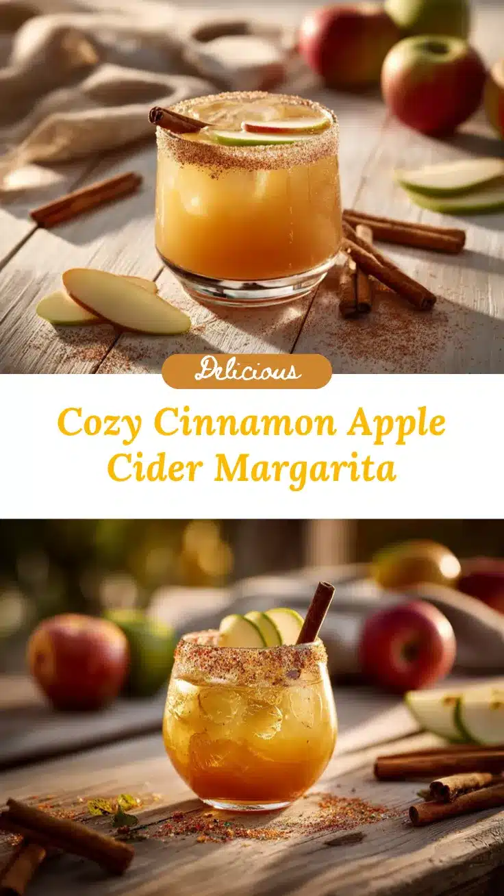 cinnamon apple cider margarita recipe