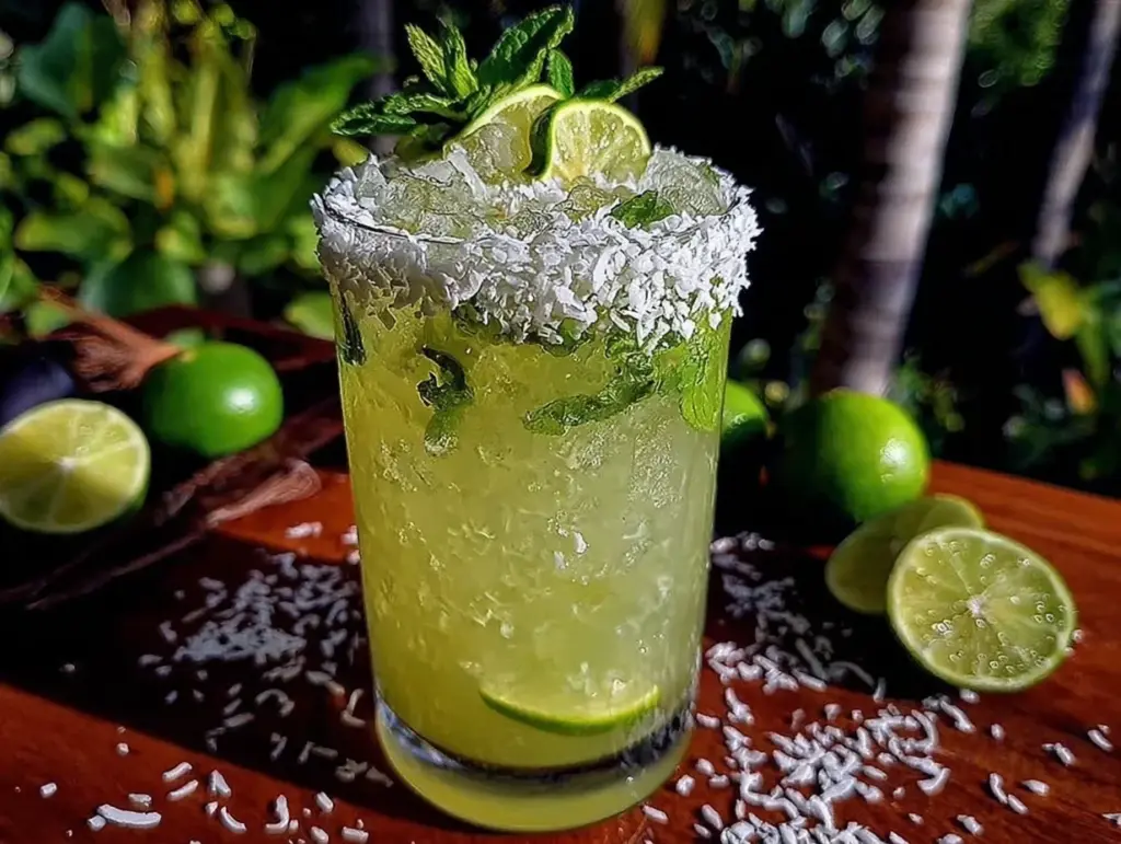 coconut lime cooler - featured image