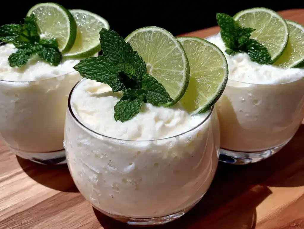 coconut lime smoothie - featured image