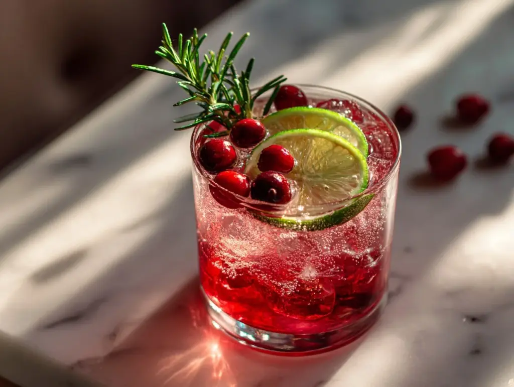 Cranberry Gin Spritz - featured image