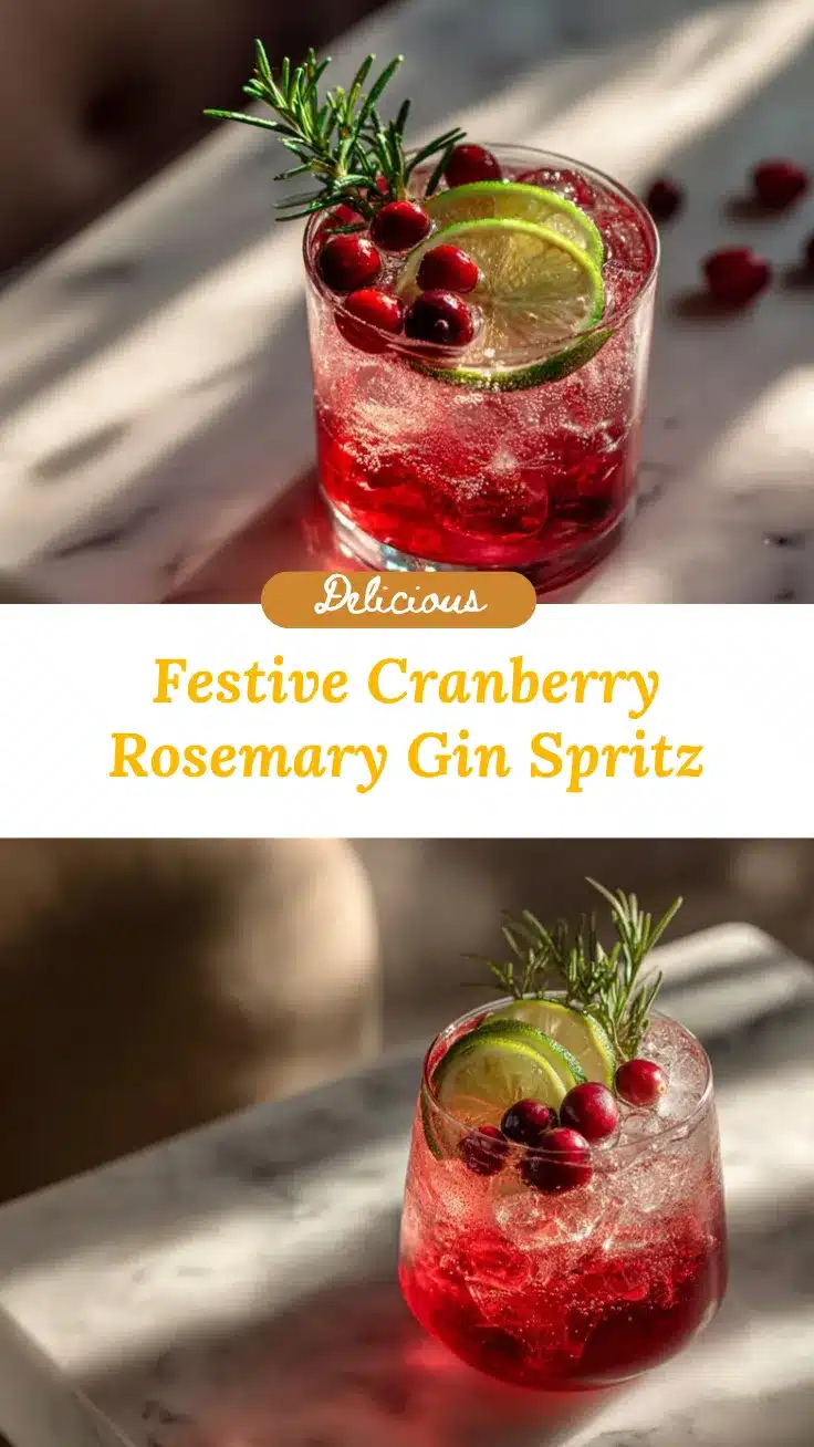 Cranberry Gin Spritz recipe