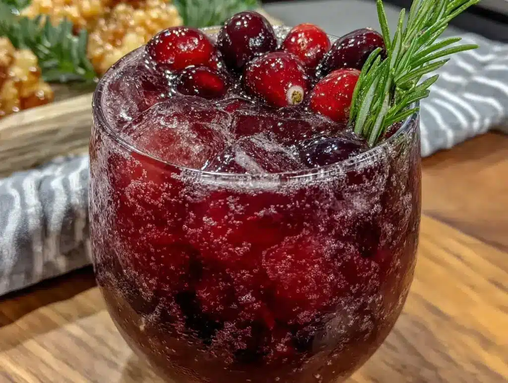 Cranberry Holiday Fizz - featured image