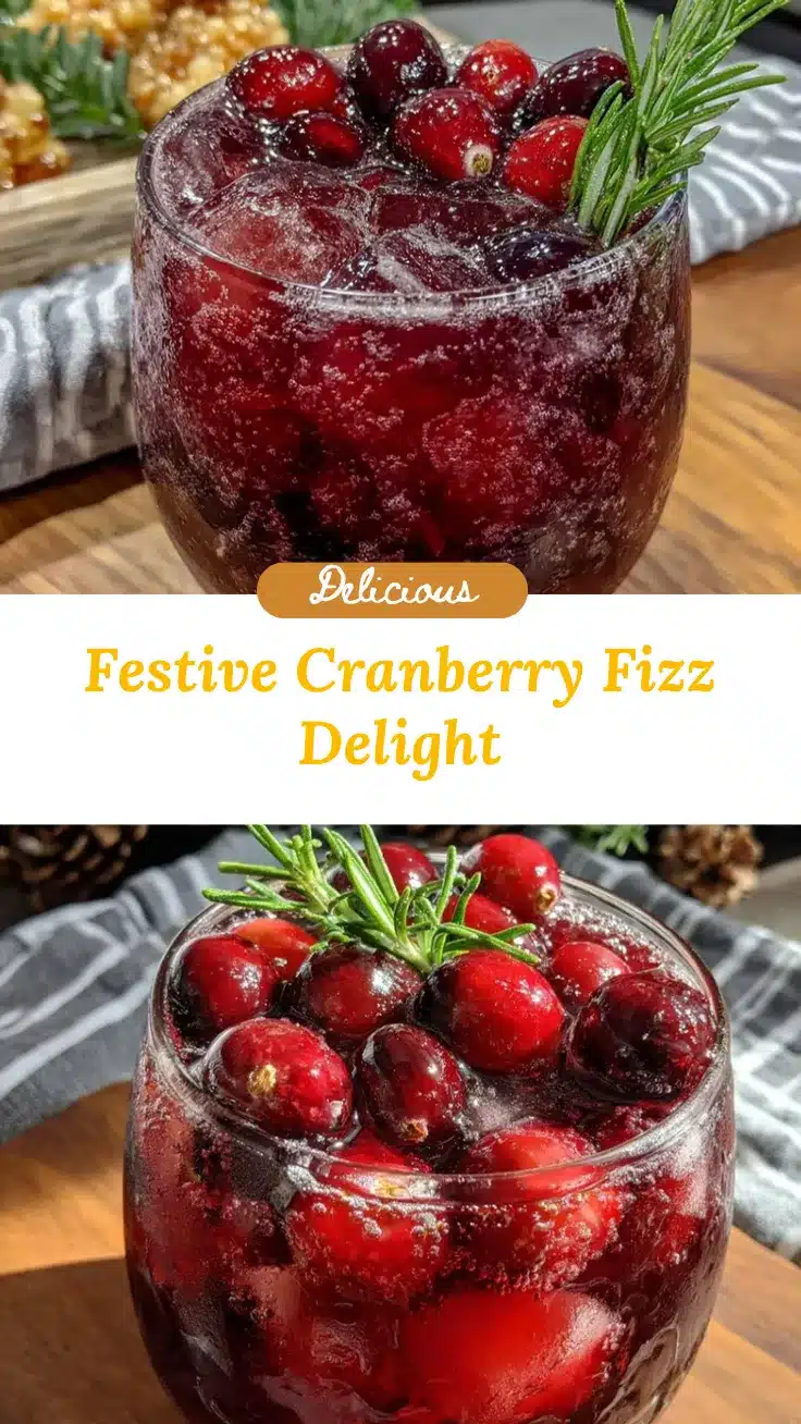 Cranberry Holiday Fizz recipe