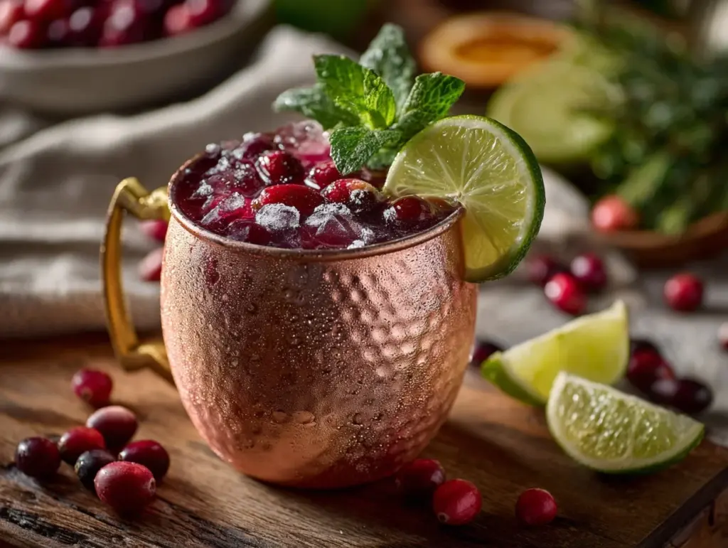 Cranberry Moscow Mule - featured image