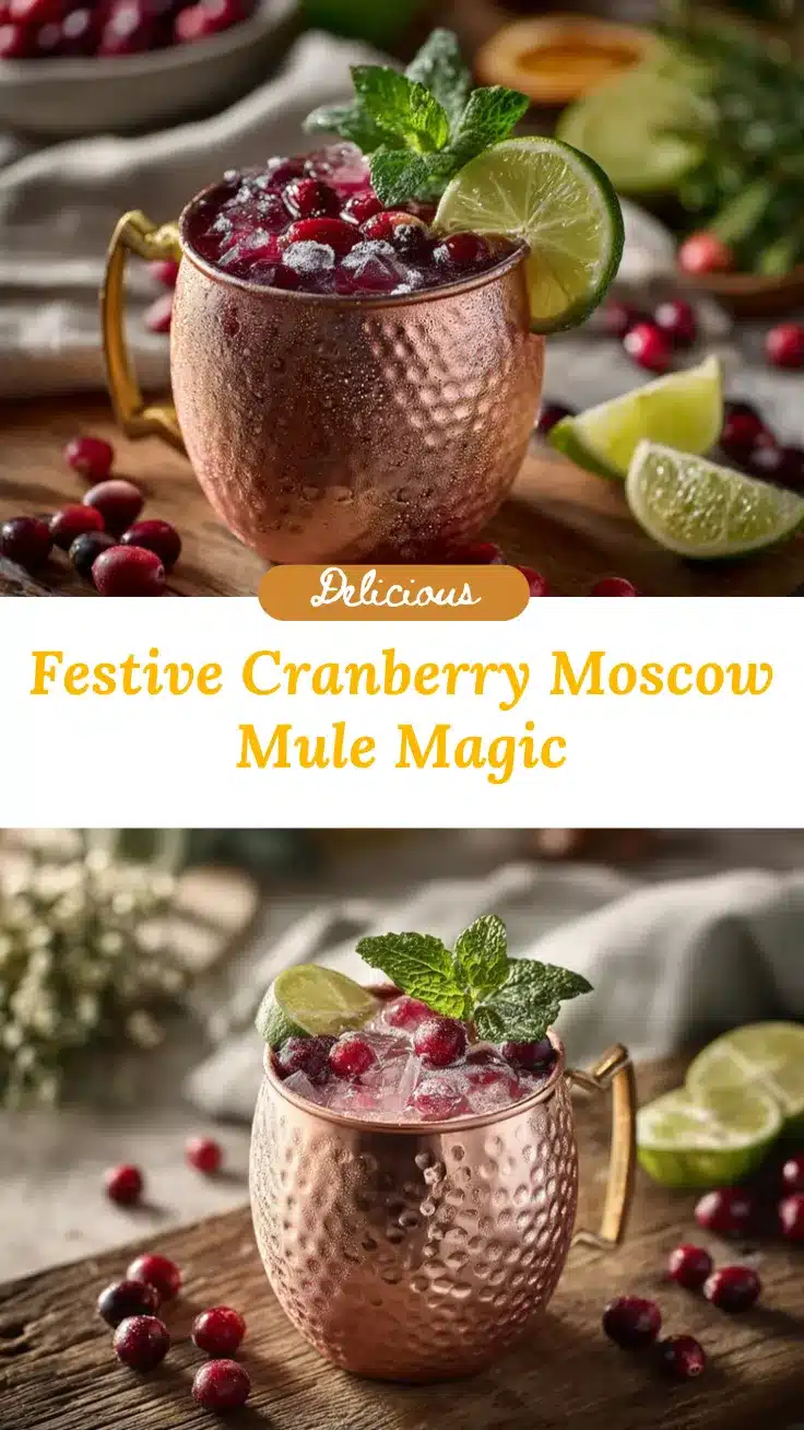 Cranberry Moscow Mule recipe