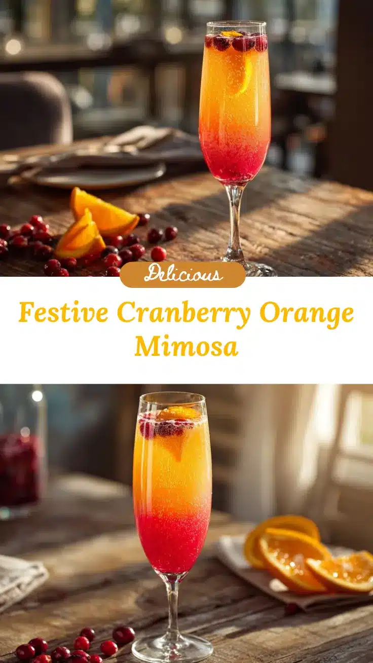 cranberry orange mimosa recipe