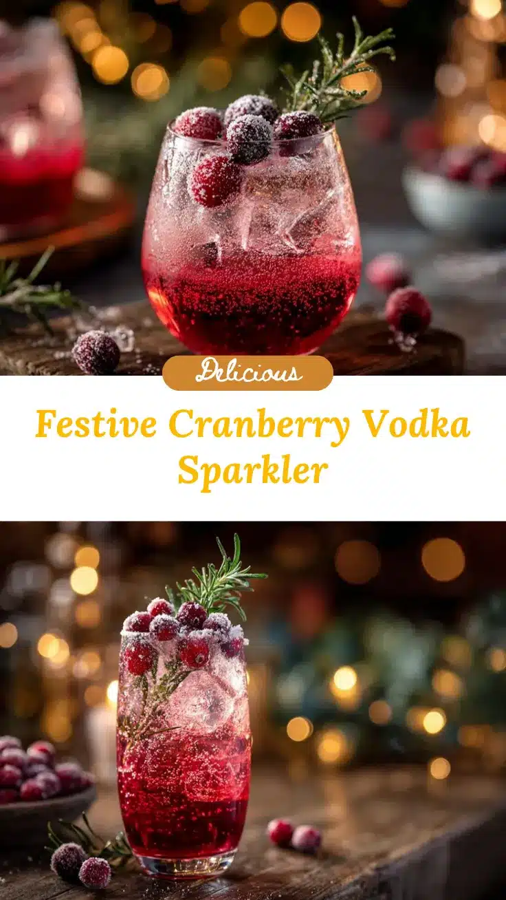 Cranberry Vodka Sparkler recipe