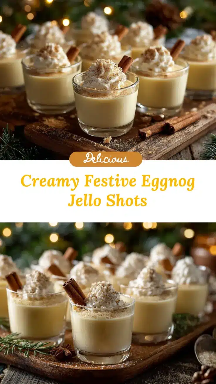 Eggnog Jello Shots recipe