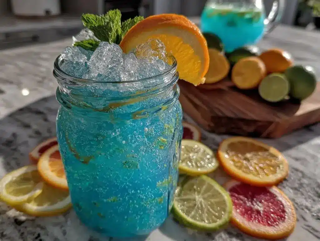 electric blue citrusade - featured image