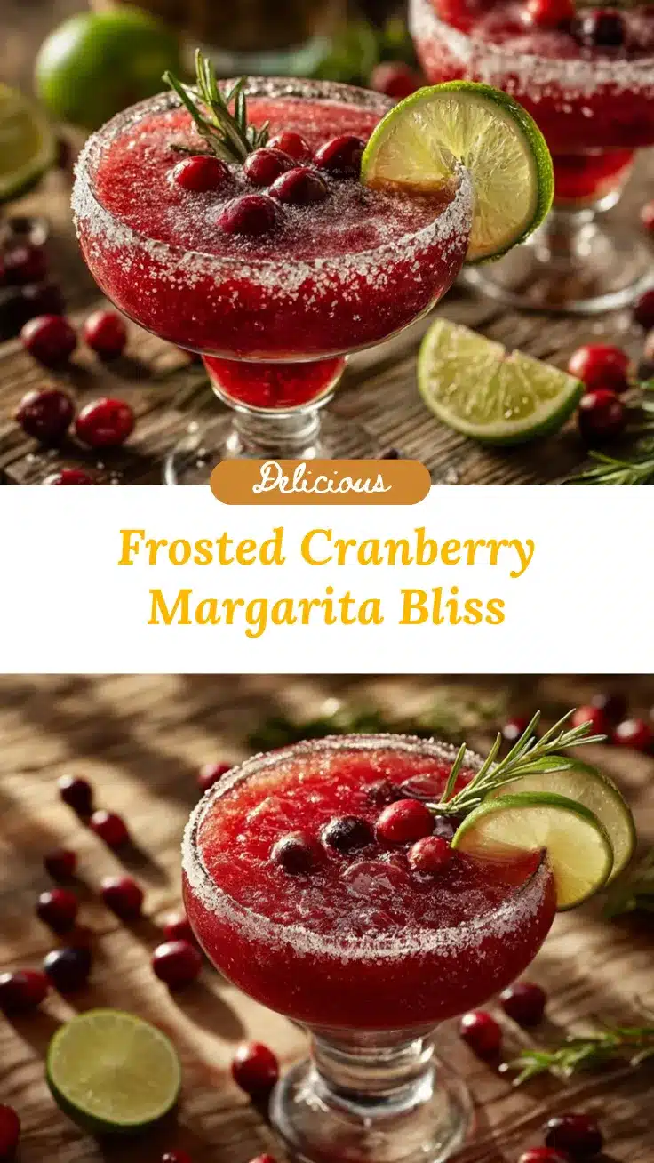 frosted cranberry margarita recipe