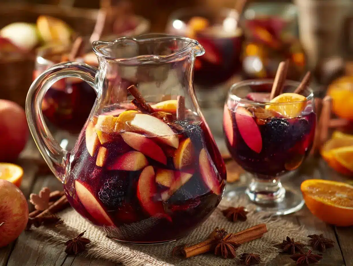 Harvest Moon Sangria preparation steps