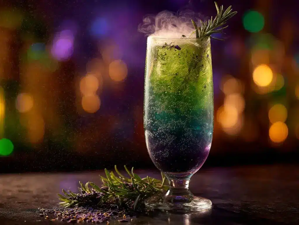 Hocus Pocus Fizz Cocktail - featured image