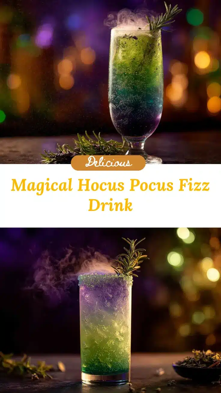 Hocus Pocus Fizz Cocktail recipe