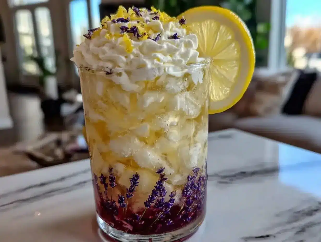 lavender lemon soda preparation steps
