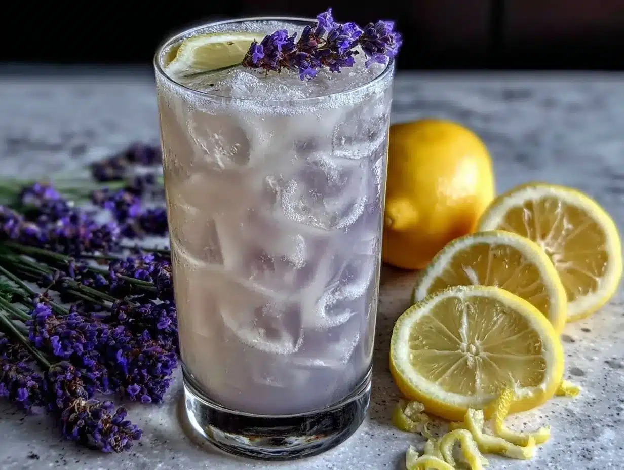 lavender lemonade preparation steps