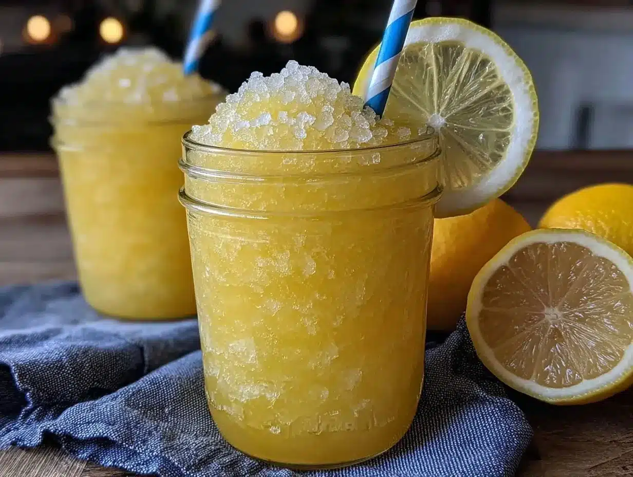 lemon slush preparation steps