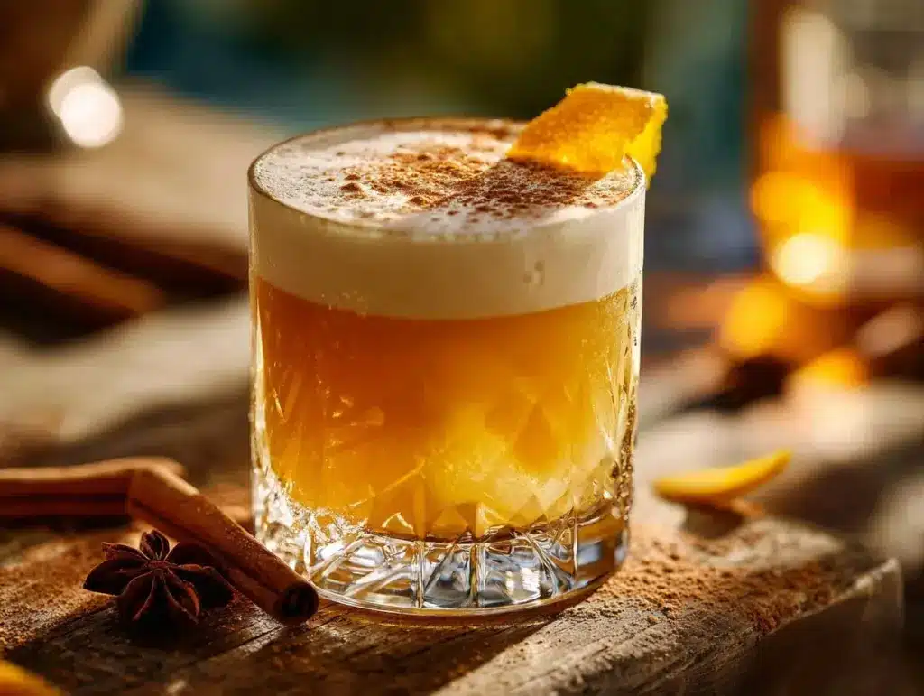 Maple Cinnamon Whiskey Sour - featured image