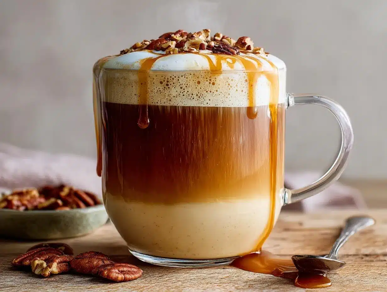 Maple Pecan Latte preparation steps