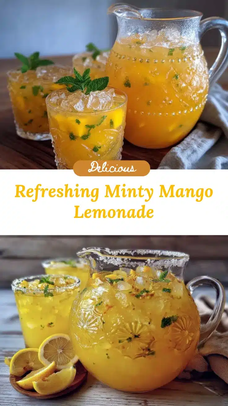 minty mango lemonade recipe
