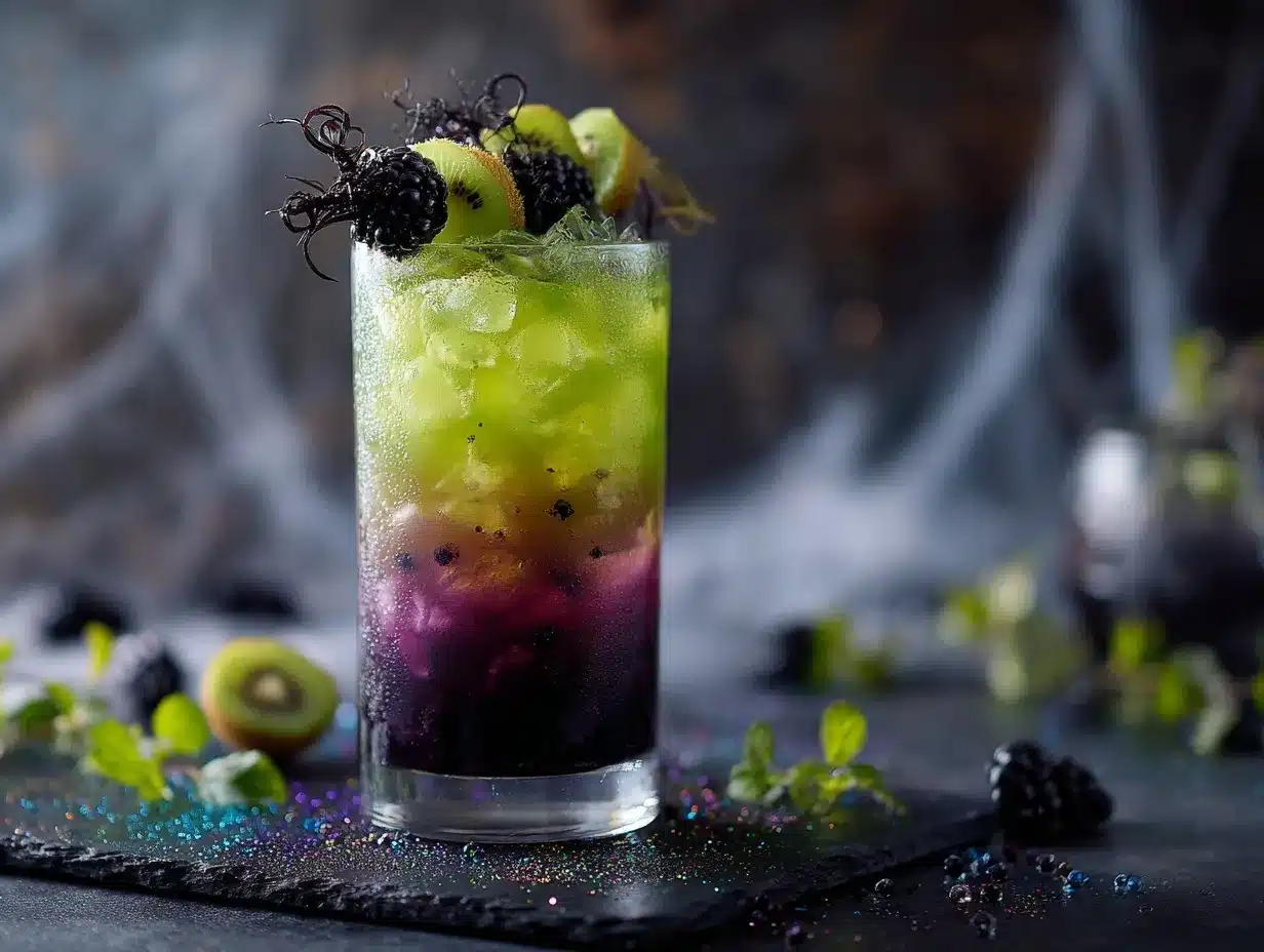 Monster Mash Mocktail preparation steps