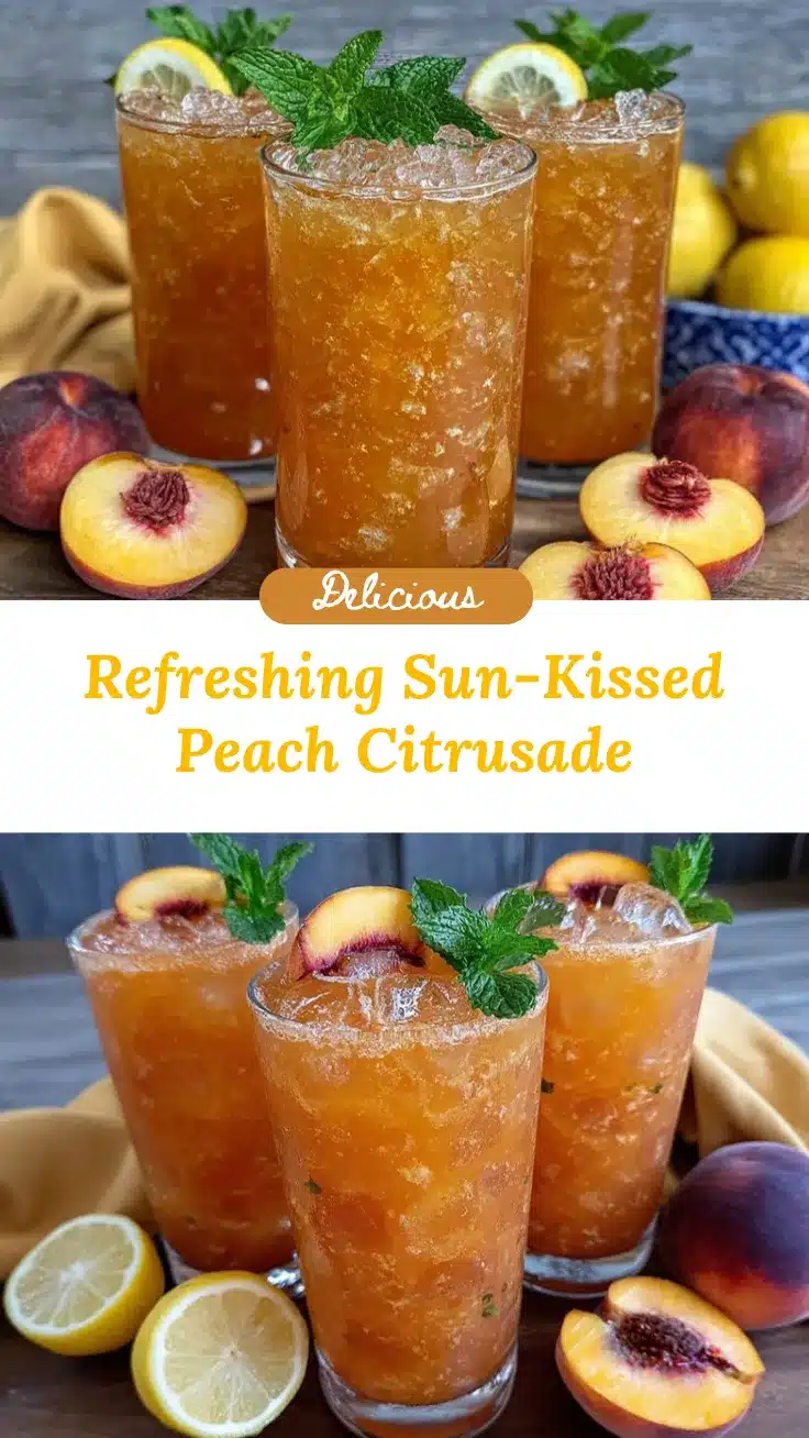 peach citrusade recipe
