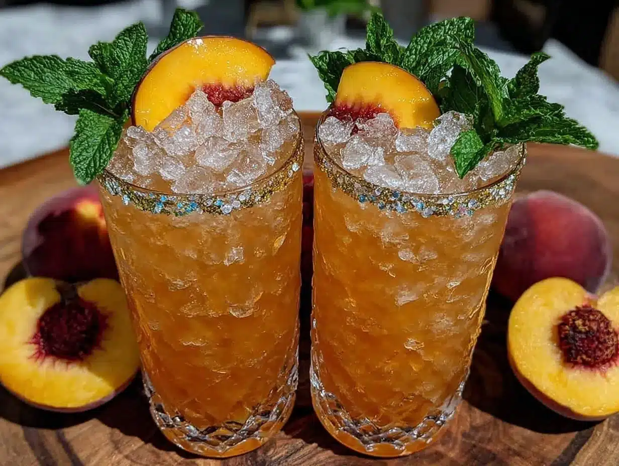 peach mint lemonade preparation steps