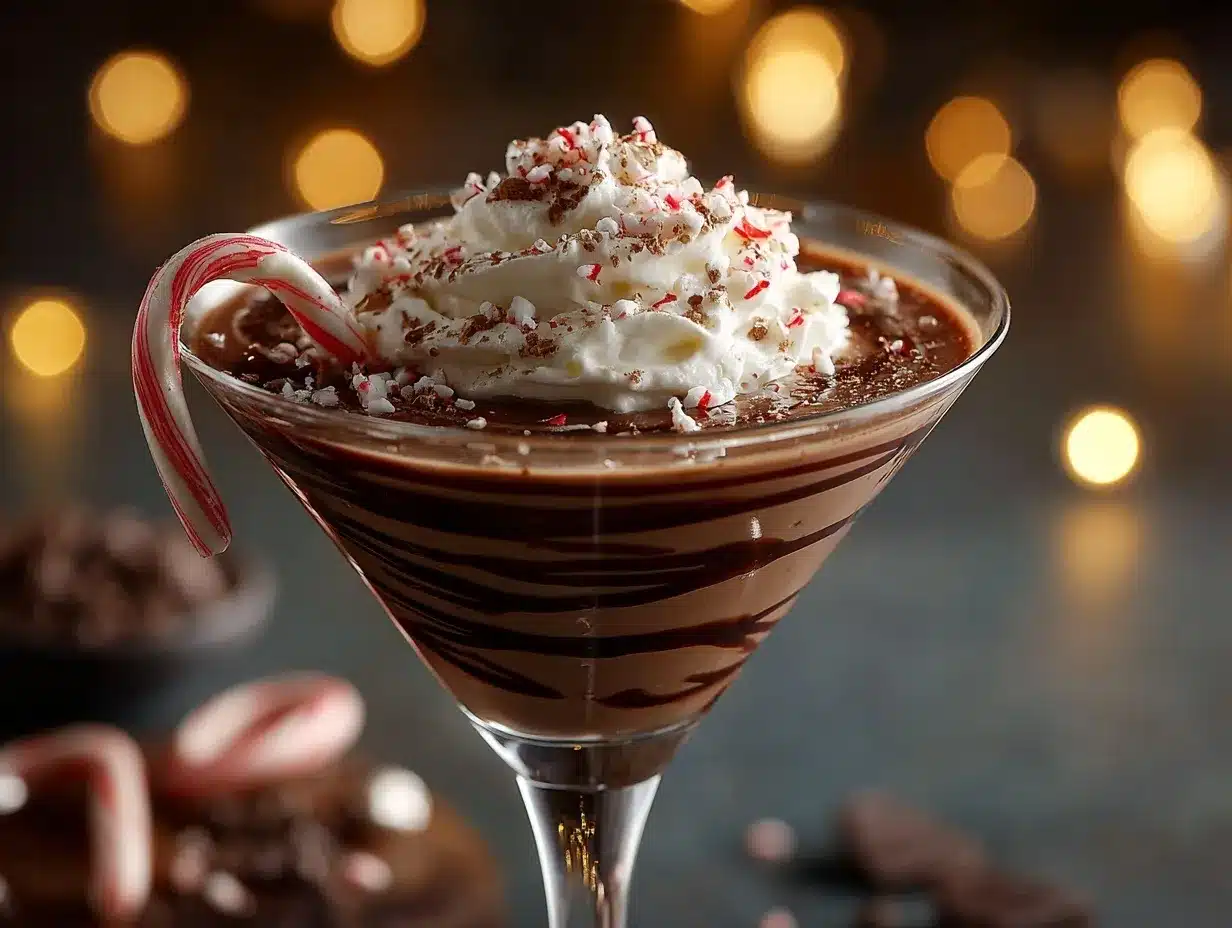 peppermint mocha martini preparation steps